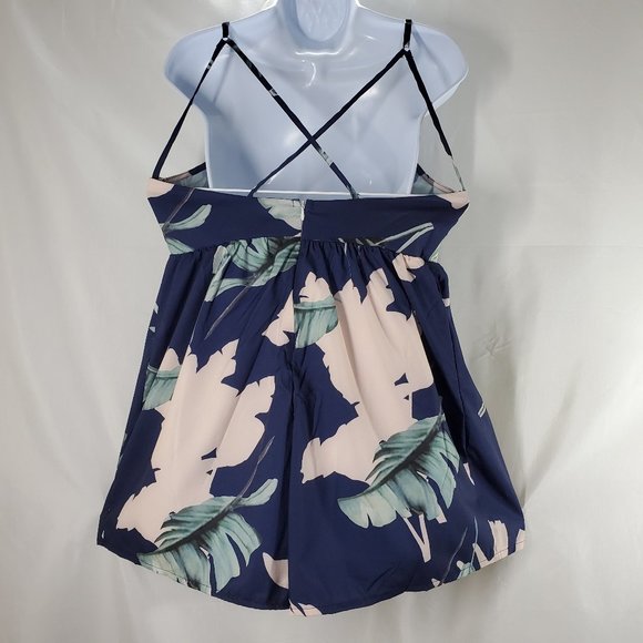 STRAPLESS PLAYSUIT STRIPED ROMPER RUFFLES JUMPSUIT - Picture 5 of 6